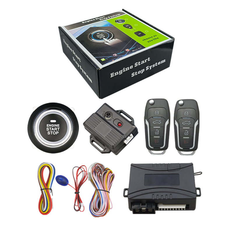 NTO Universal Pke Passive Keyless Entry System Push Button Start Stop Remote Starter Car Alarm System